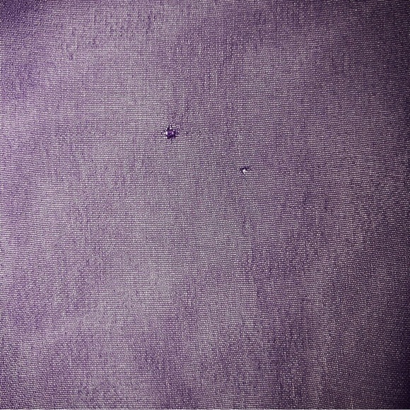 Sheer Purple Open Wrap Cover Purple Sequins Laser Cut Long Sleeve Top Jacket - Picture 10 of 10